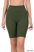 ...SI-21940 Seamless Ribbed High Waist Biker Shorts