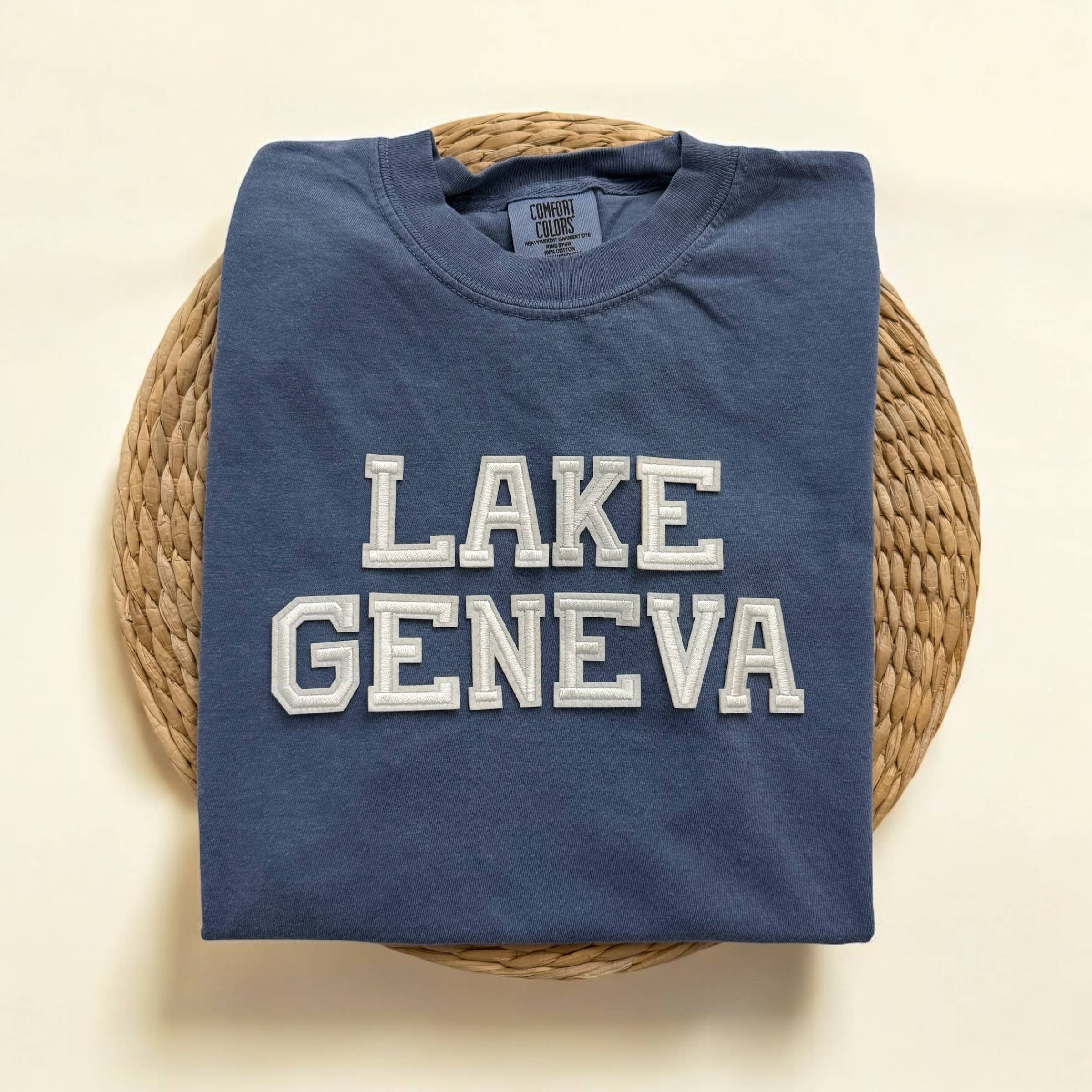 Comfort Colors Lake Geneva Wisconsin Short Sleeve Shirt