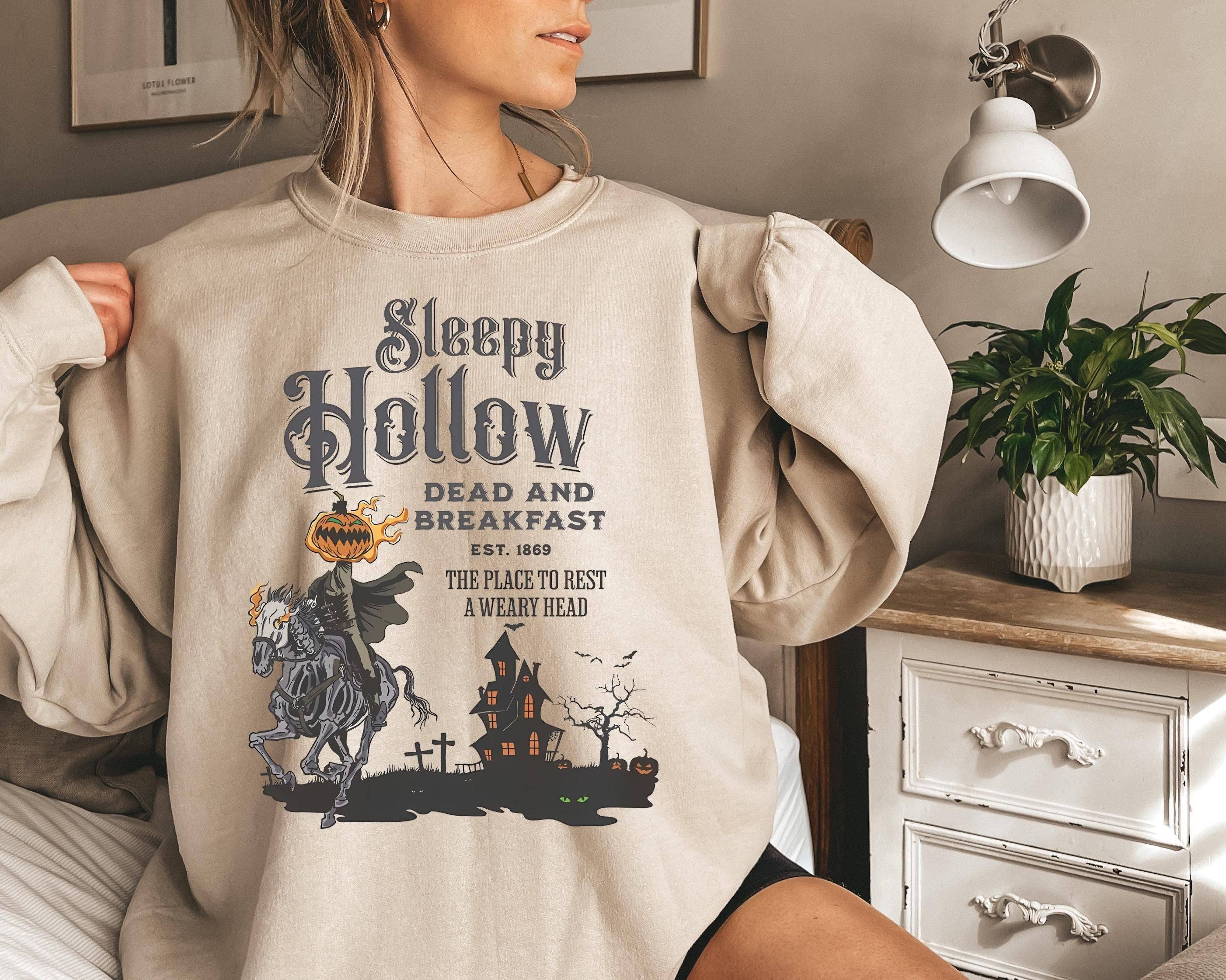 Sleepy Hollow Headless Horseman Halloween Horror Sweatshirt
