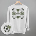 Soccer Balls and Bows (Back Print)