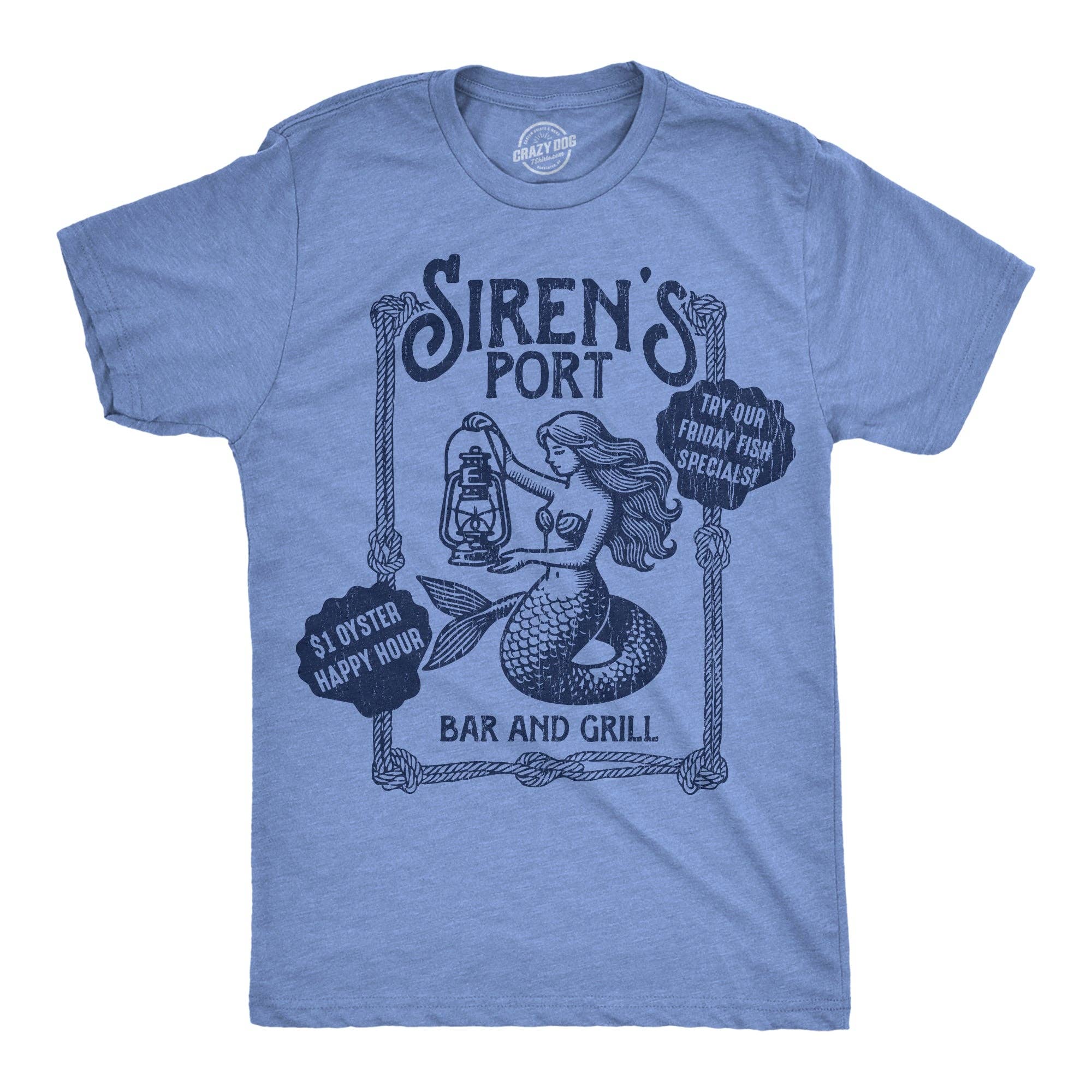 Sirens Port Bar and Grill Men's T Shirt