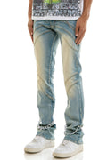 Chain Flare Jeans