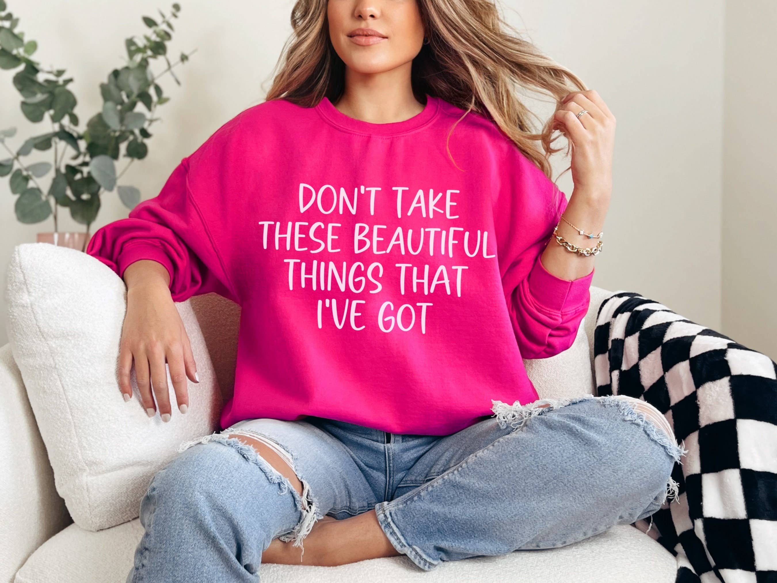 Inspirational Quote Cozy Sweatshirt