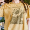 Blessed Easter Christian Sunflower Bible Verse Faith T Shirt
