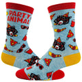 Men's Wiener Rides Socks Funny Dachshund Pet Puppy Owner Novelty Footwear
