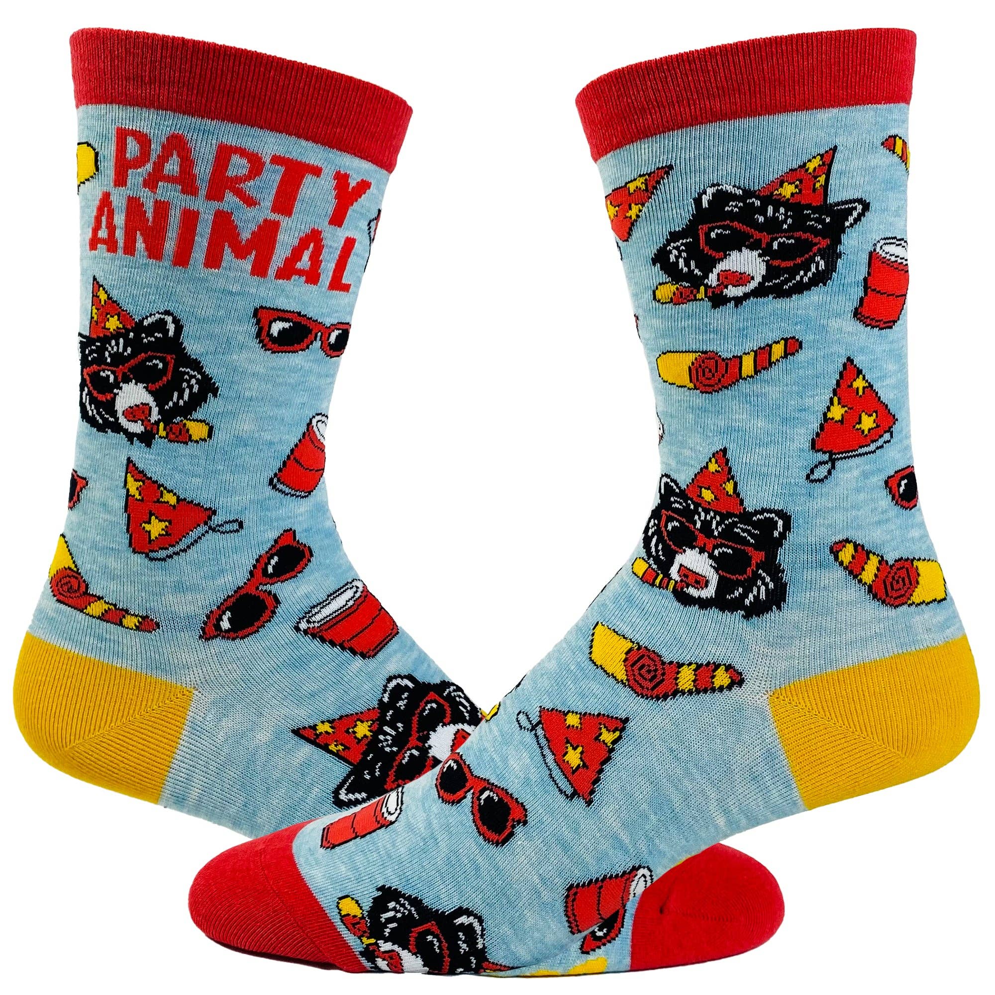 Men's Wiener Rides Socks Funny Dachshund Pet Puppy Owner Novelty Footwear