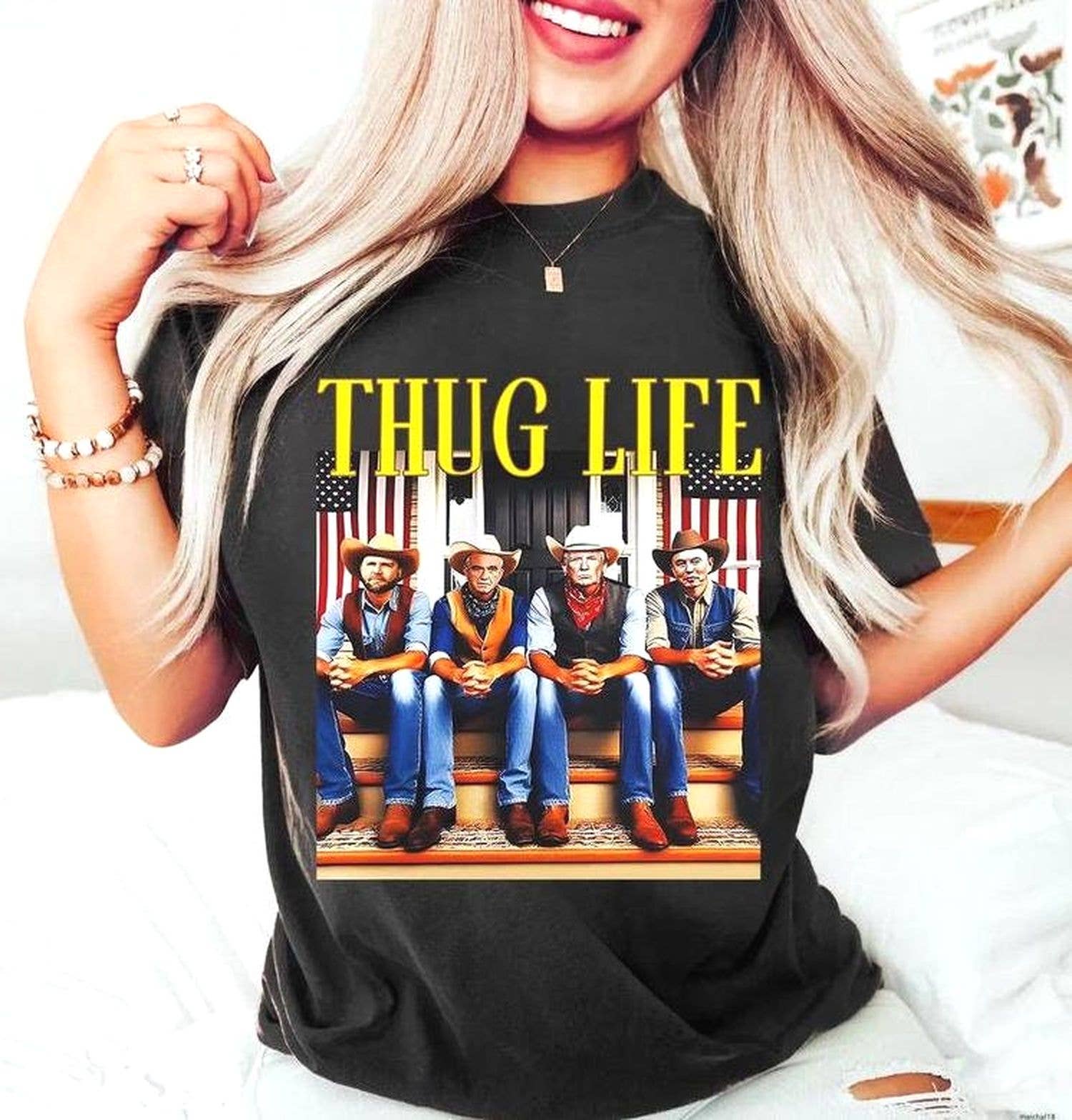 Trump 2024 Election Thug Life Vance Kennedy Shirt