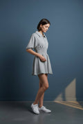 D4417 | Smock-Waist Mini Dress