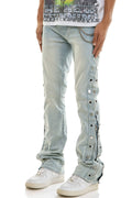 Studded Flare Jeans