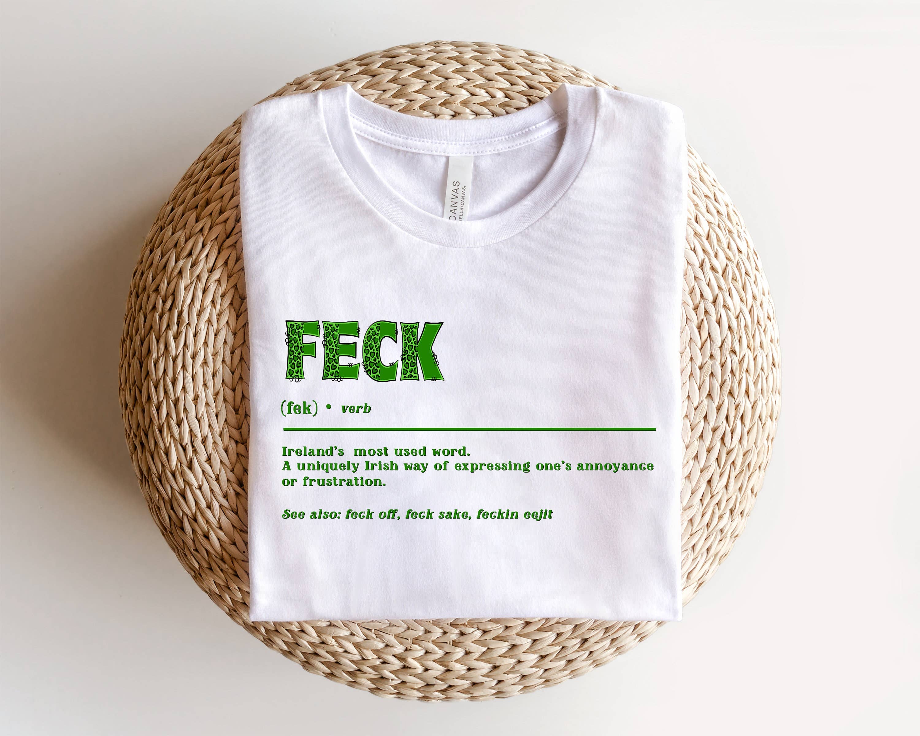 Feck Irish Sweater,  St Patrick's Day Sweater
