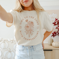 Thanksgiving Faith Based Bible Verse Shirt Christian