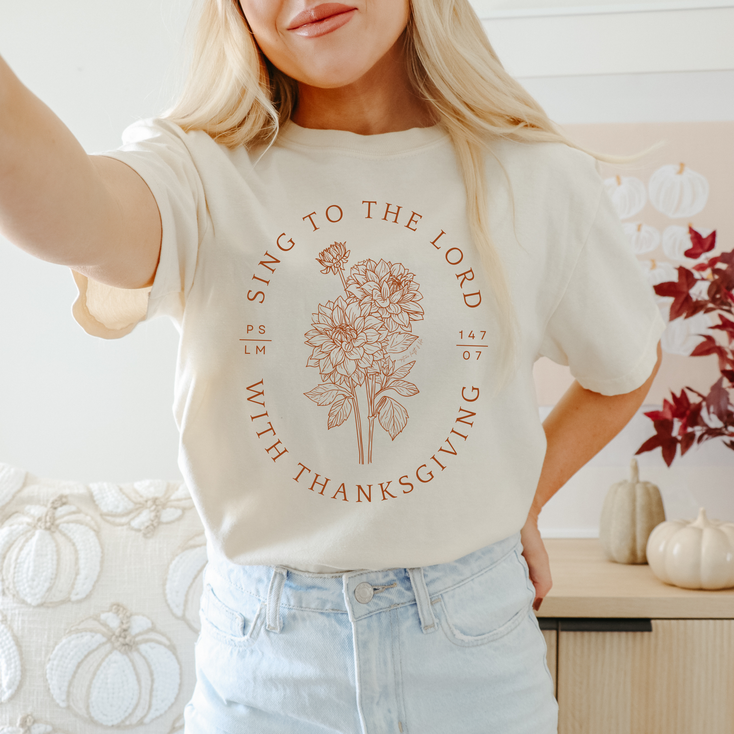 Thanksgiving Faith Based Bible Verse Shirt Christian