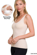 0304 Seamless Tank Top w/   Removable Bra Pad SI-26965