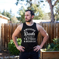 Awesome Dads Have Tattoos and Beards Men's Tank Top