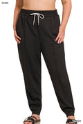 .0826 Plus Scuba Sweatpants with Pockets SI-26816