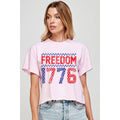 Freedom Vintage Graphic Crop Top