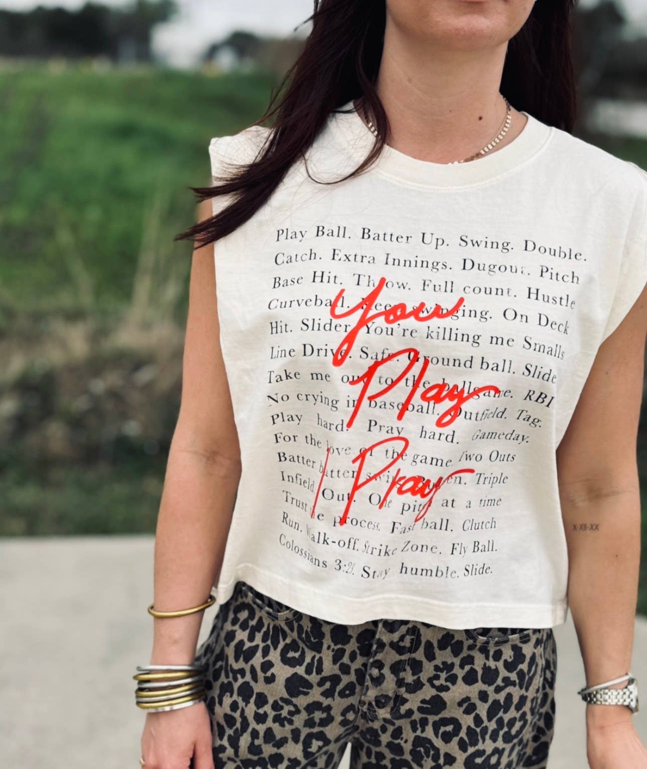 Baseball Banter Tank | Baseball Mom Shirt | Graphic Tee