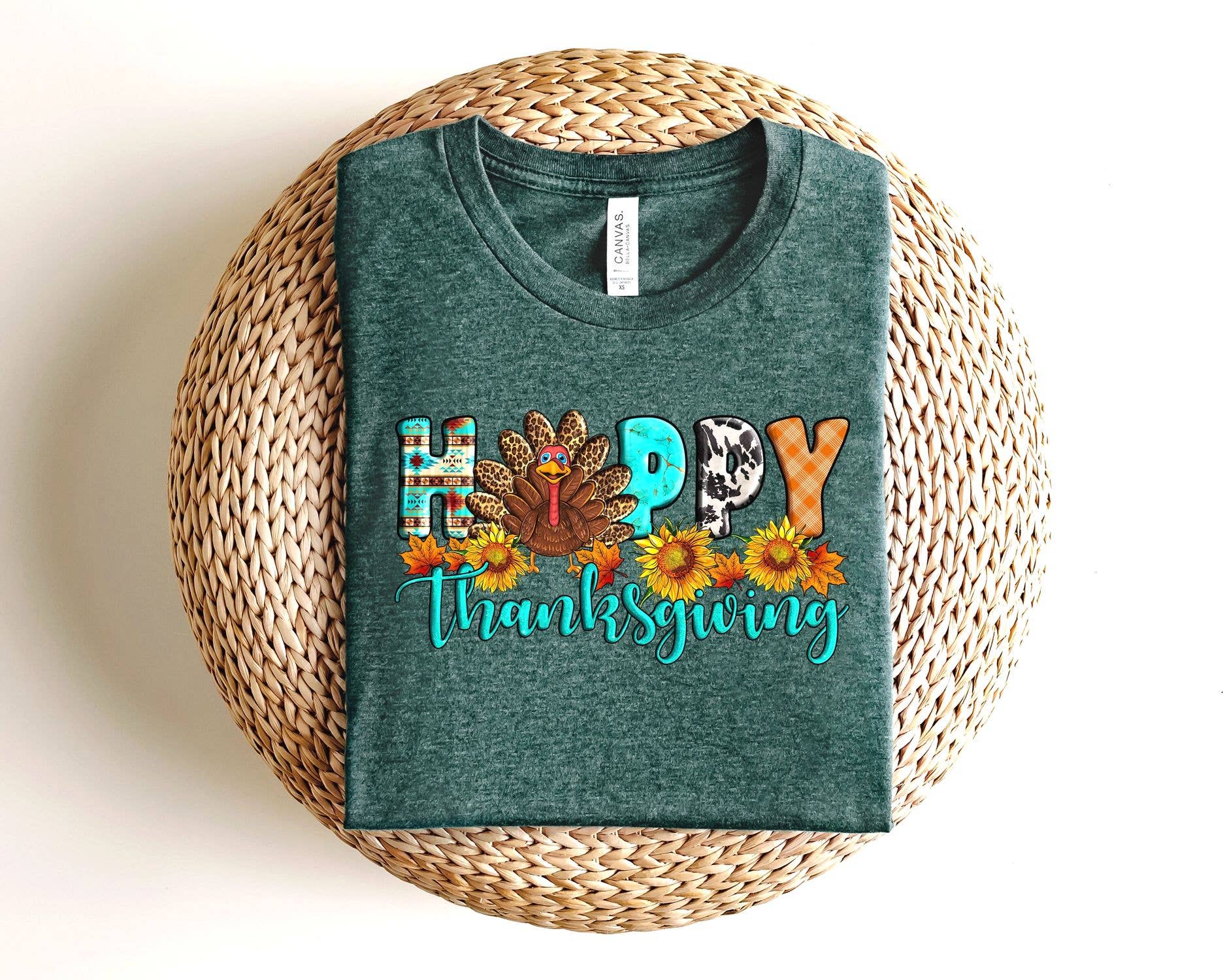 Happy Thanksgiving Shirt - Turkey Pumpkin Season Top