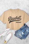 Baseball Mama Women's Vintage Graphic Crop Top
