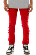 Patched Pants - Comfort and Style Blend