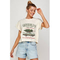 Griswolds Tree Farm Christmas Vintage Graphic Crop Top