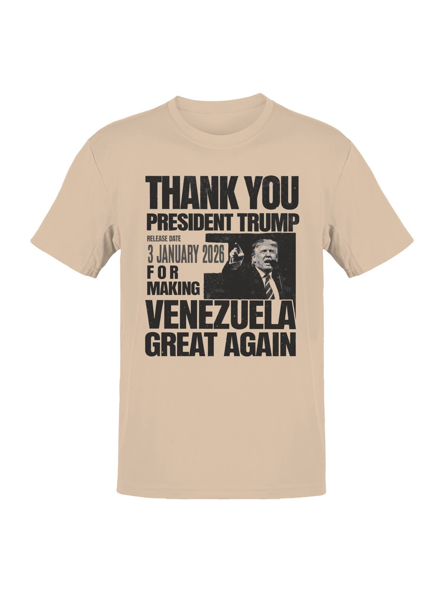 Thank You Trump Venezuela 2026 Men's T-Shirt