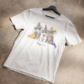 Boygenius Mardi Gras Kittens Graphic T-Shirt For Men