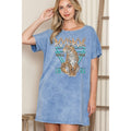 Rock N Roll World Tour 8013- Mineral Wash Dress
