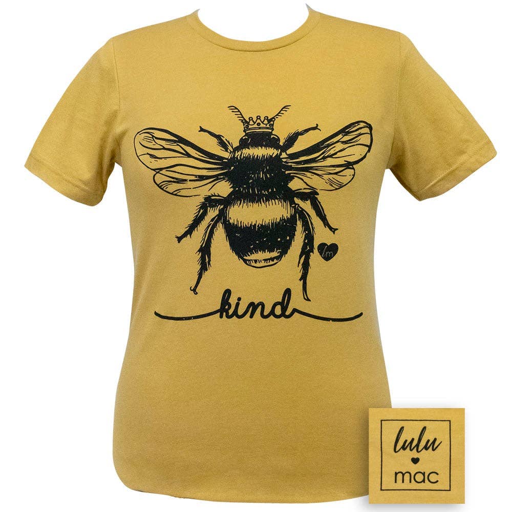 Lulu Mac-Bee Kind-Heather Mustard SS-LM44