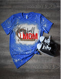 Baseball Mom Bleached T-Shirt, Sports Mom Graphic Tee