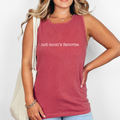 Not Mom's Favorite Sassy Sarcastic Minimalist Funny Tank Top