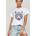 Tiger Game Day Vintage Graphic Crop Top
