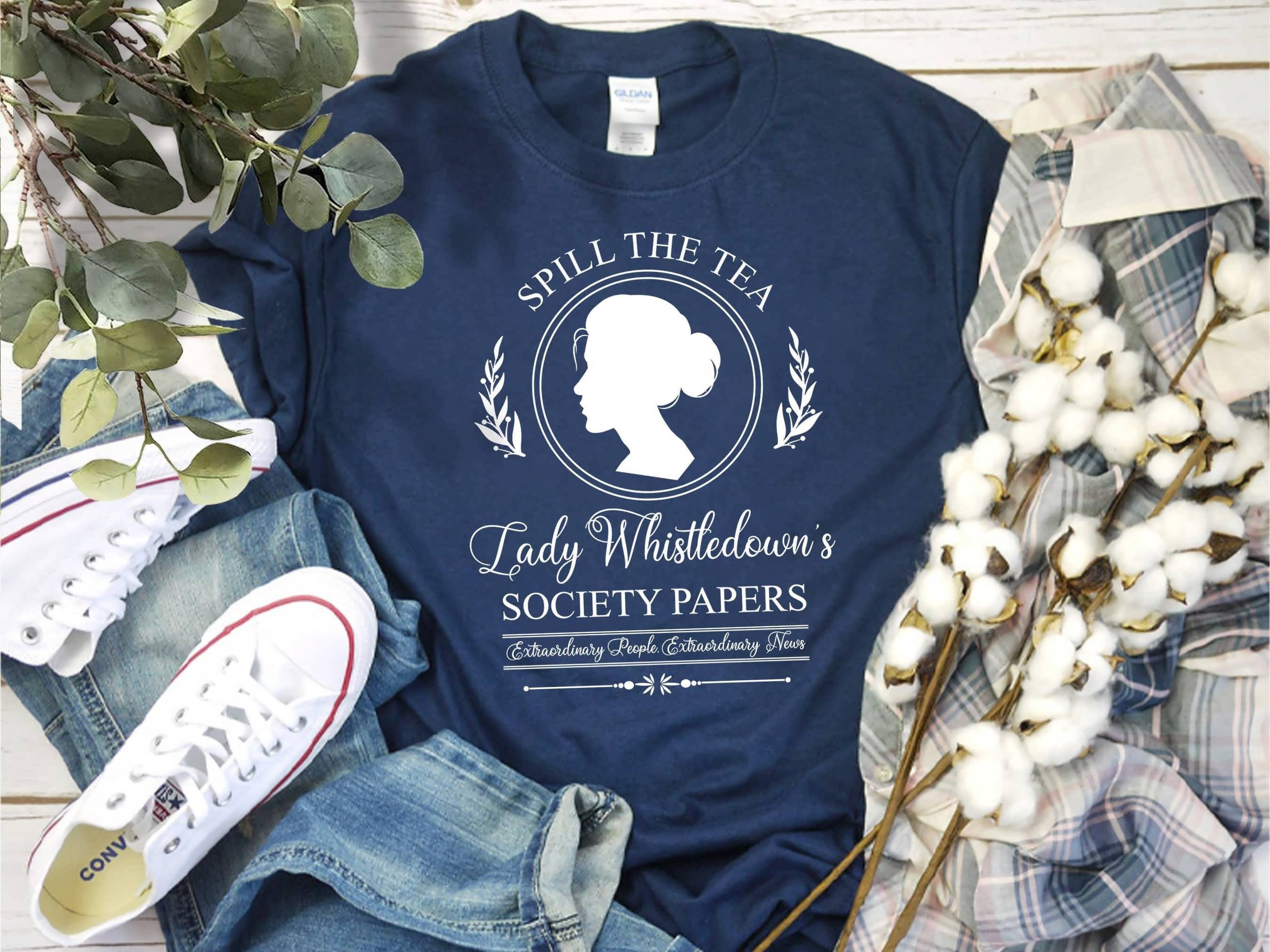 Spill the Tea Lady Whistledown's Bridgerton Society Tee
