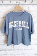Baseball Est 1871 Graphic Long Crop Top