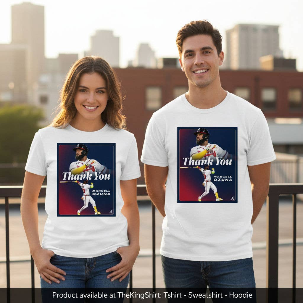 Atlanta Braves Thank You Marcell Ozuna Big Bear T