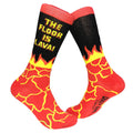 Mens the Floor Is Lava Socks