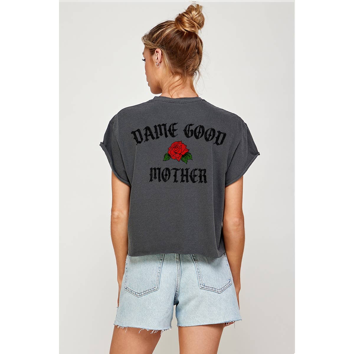 Dame Good Mother  Vintage Graphic Crop Top