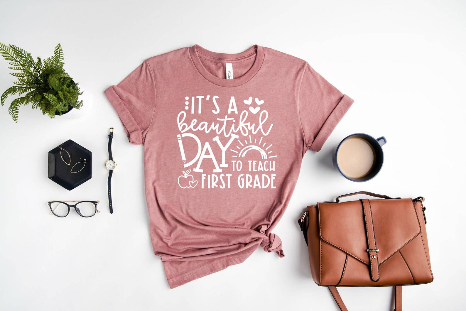 It's A Beautiful Day To Teach First Grade T-Shirt