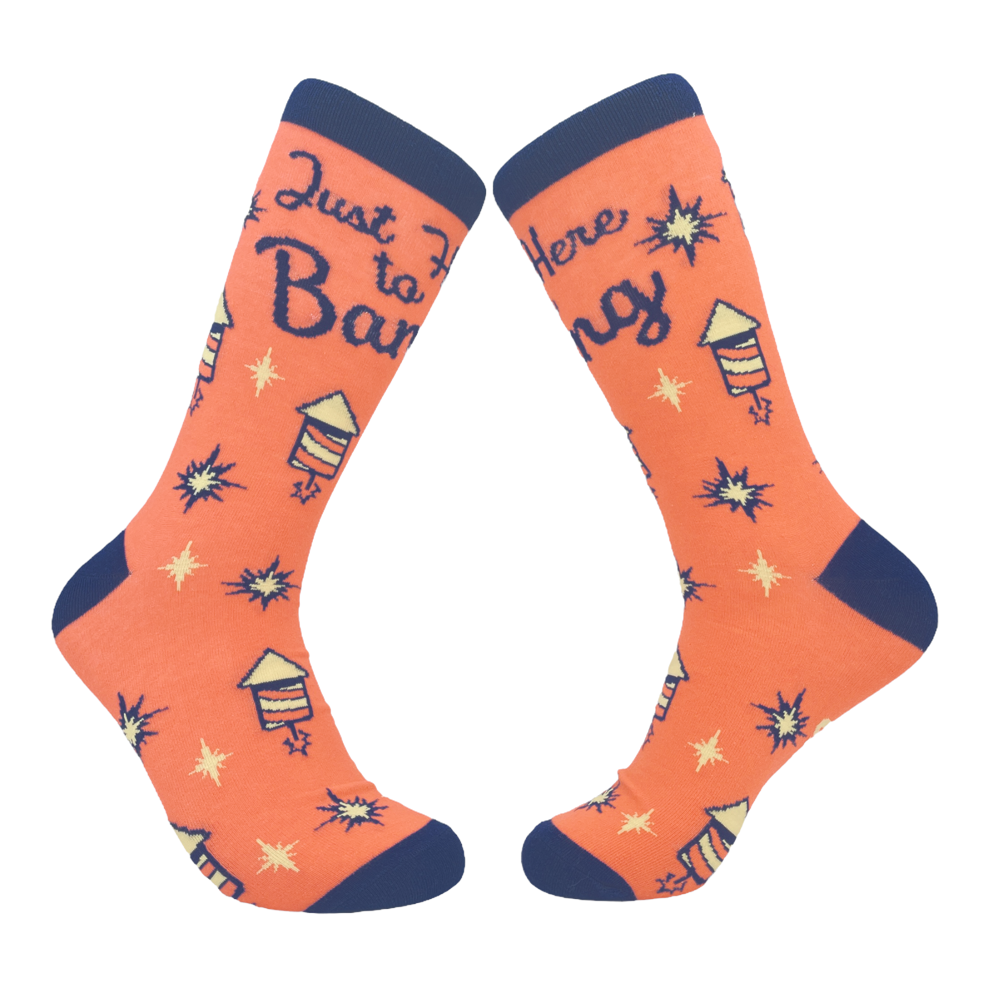 Womens Here To Bang Socks