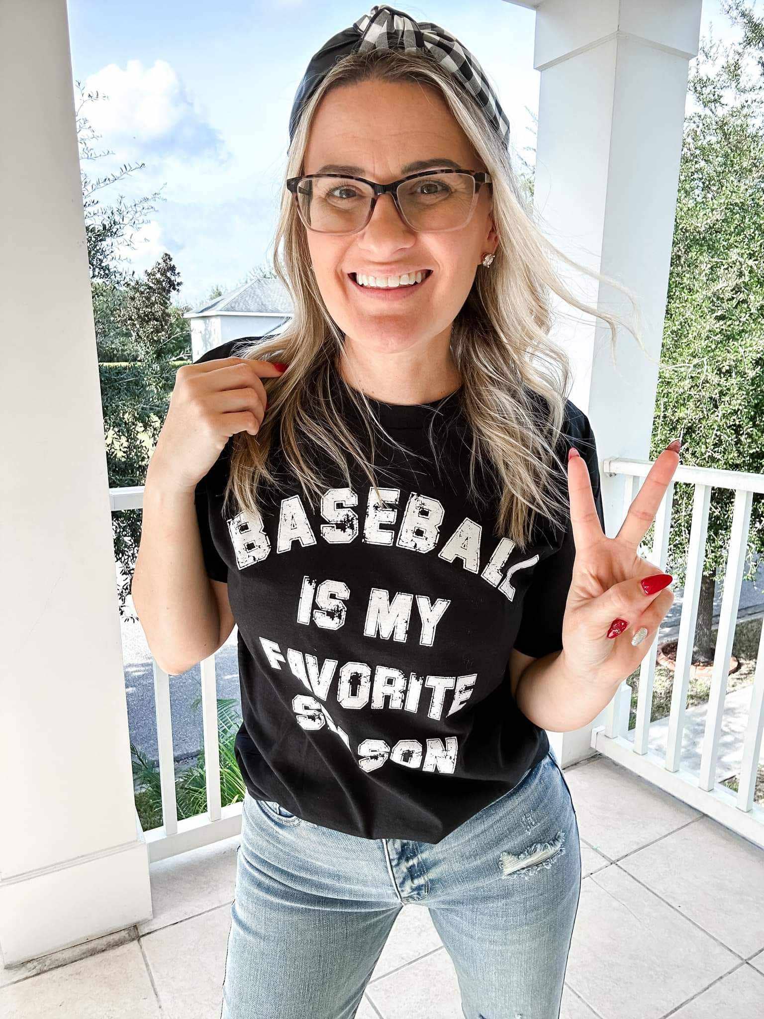 Game Day Baseball Is My Favorite Season Tultex Graphic Tee