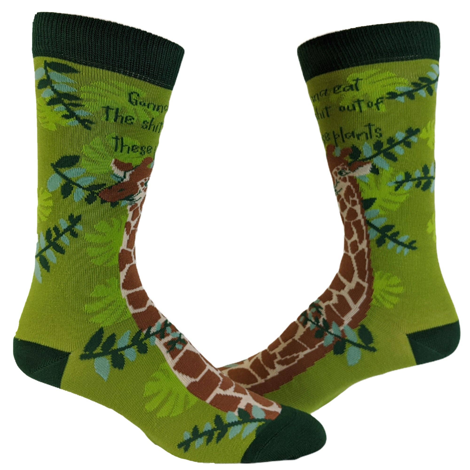 Womens Gonna Eat the Shit Out of These Plants Socks