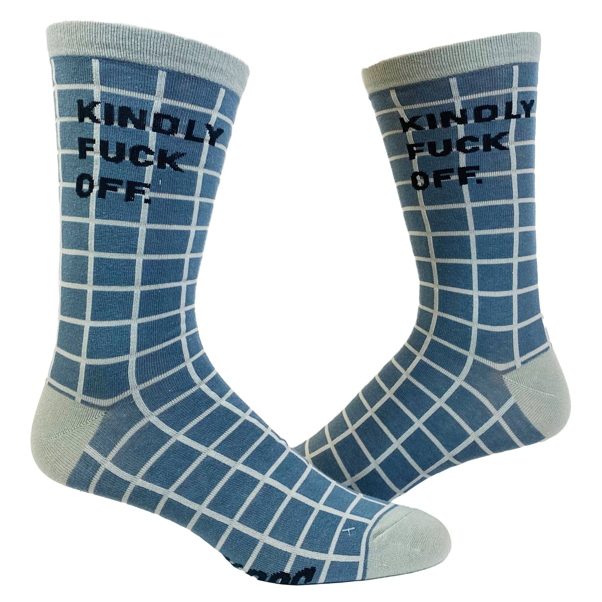 Mens Kindly Fuck Off Socks