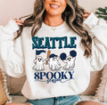 Seattle Baseball Retro Team Hoodie Funny Ghost Vintage