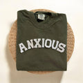 Anxious Short Sleeve Shirt, Funny Mental Health Shirts