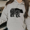 Floral Mama Bear Crewneck Sweatshirt Hoodie 105