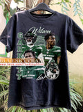 Vintage 90s Garrett Wilson T-Shirt Retro Football Bootleg Gi