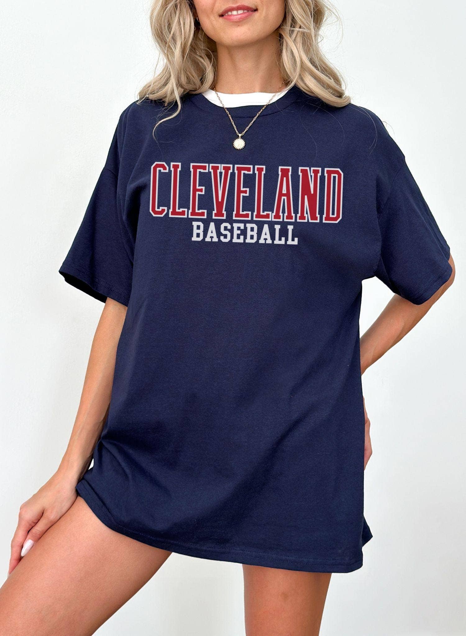 Comfort Colors Cleveland Baseball Shirt Game Day Apparel