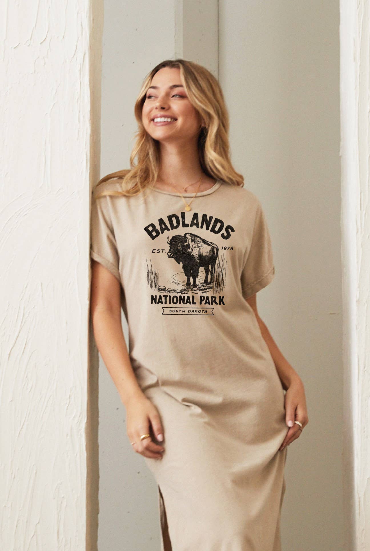 Badlands National Park Mineral Graphic Dress