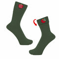 Womens Ask Me About Books Flip Socks