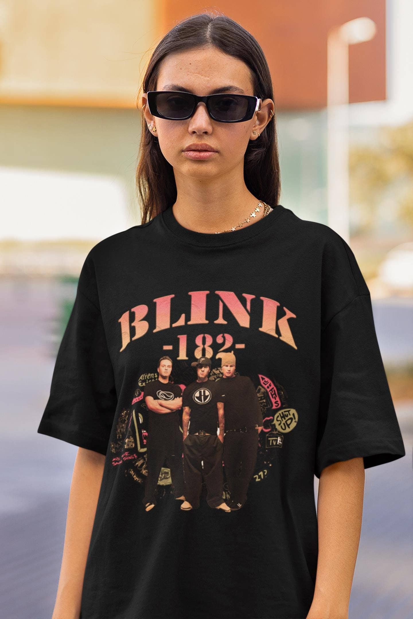 Retro Blink 182 T-Shirt, Blink 182 Tour Tee Fan Merch